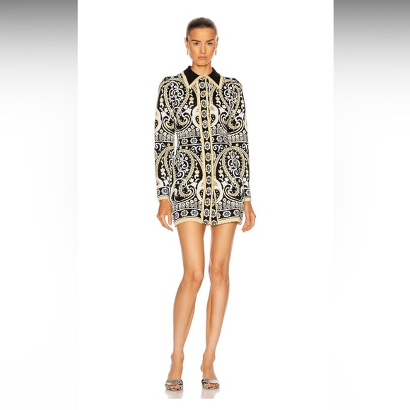 Alice McCall Adore Jacket Dress in Black and Gold, size 0, NWT - Picture 1 of 15